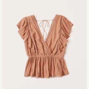 Abercrombie & Fitch | Lace Blouse | boho Top | Summer Outfits | casual Girly top